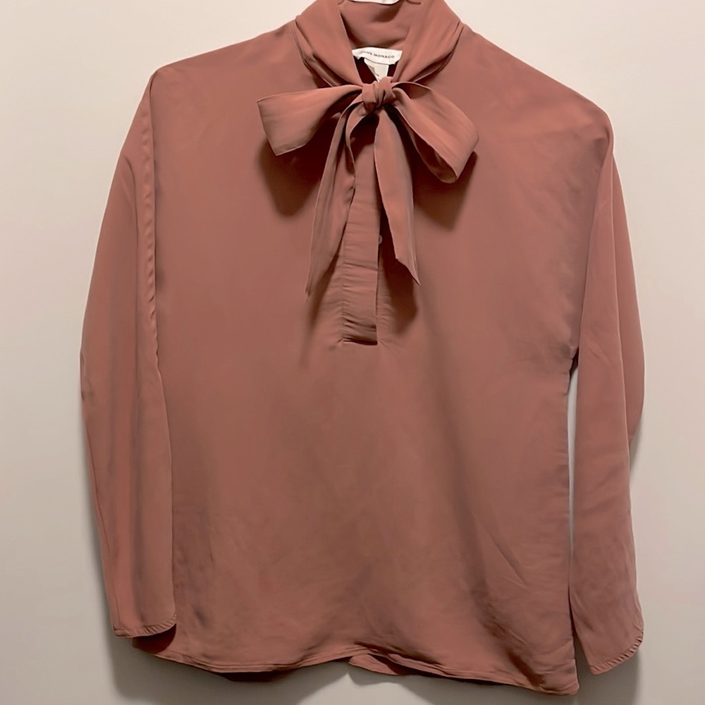 Club Monaco ribbon blouse